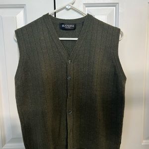 Green Vintage Sweater Vest ( L )